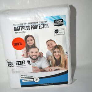 Utopia Bedding Waterproof Mattress Protector – Twin XL, Premium Terry Cover 200
